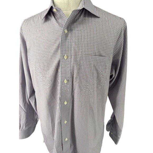 Brooks Brothers Madison Fit Dress Shirt - Non-Iron Supima Cotton - 16.5/33 EUC - Picture 5 of 8